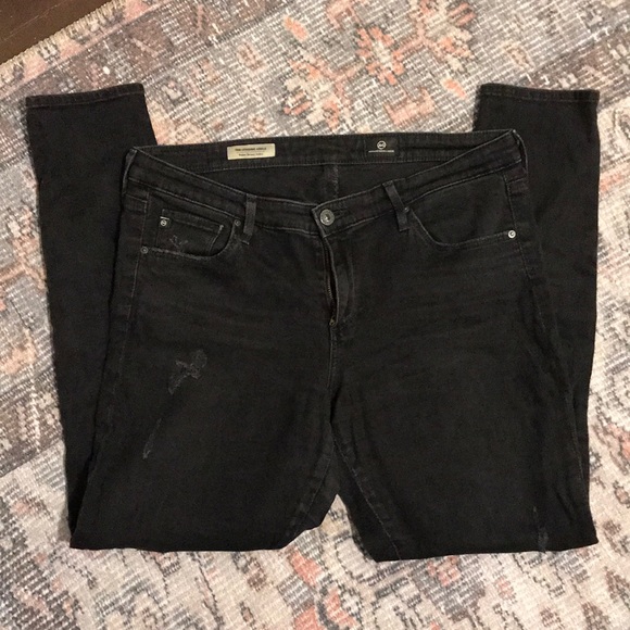 AG The Skinny Ankle Distressed - Size 31 - Picture 2 of 6